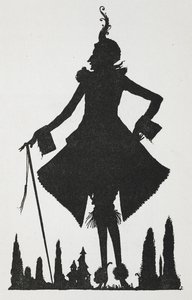 'Püsküllü Riquet' öyküsünün illüstrasyonu. by Harry Clarke