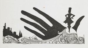 'Küçük başparmak' öyküsünün illüstrasyonu. by Harry Clarke