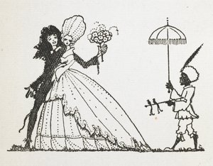 'Peri' hikayesi için illüstrasyon. by Harry Clarke