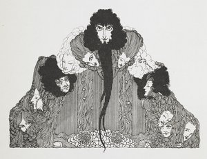 Mavi Sakal'ın illüstrasyonu. by Harry Clarke