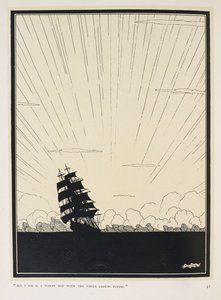 Deniz Ateşi. "Tek istediğim beyaz bulutların uçuştuğu rüzgarlı bir gün" by Harry Clarke