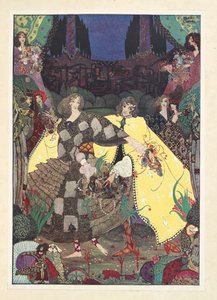 Cennet Bahçesi. "Şimdi danslarımıza başlayacağız!" periler ağladı. by Harry Clarke