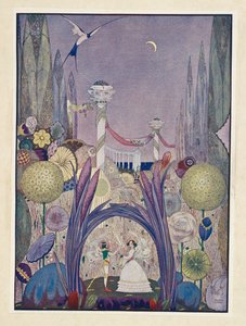 Thumbelina Tüm Çiçeklerin Kraliçesi olmalı. by Harry Clarke