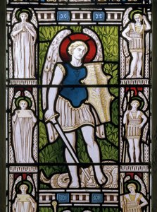Minley, St Andrew, James Powell & Sons, Harry Ellis Wooldridge, Başmelek Mikail, 1870