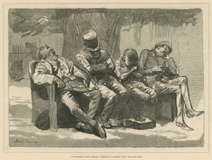 Bir Yaz Gecesi Rüyası: Londra parkında bir eskiz (gravür) by Harry Furniss