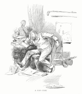 Golf: Kötü bir durum (lito) by Harry Furniss