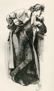 Charles Dickens'ın İki Şehrin Hikayesi Romanı için İllüstrasyon by Harry Furniss