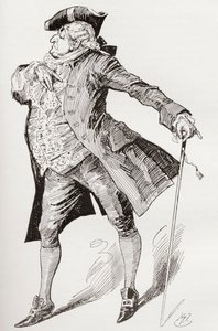 Charles Dickens'ın İki Şehrin Hikayesi Romanı için İllüstrasyon by Harry Furniss