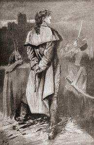 Charles Dickens'ın İki Şehrin Hikayesi Romanı için İllüstrasyon by Harry Furniss