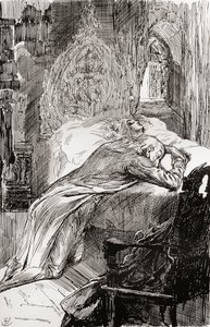 Charles Dickens'ın The Old Curiosity Shop için İllüstrasyonu by Harry Furniss