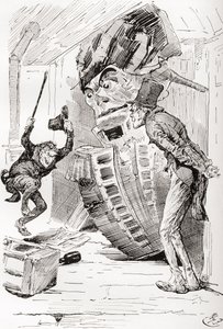 Charles Dickens'ın The Old Curiosity Shop için İllüstrasyonu by Harry Furniss
