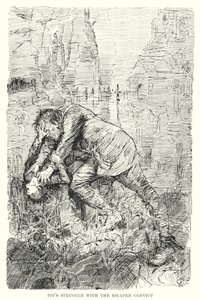 Charles Dickens tarafından Büyük Beklentiler için İllüstrasyon (lito) by Harry Furniss
