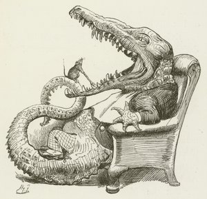 Lewis Carroll tarafından Sylvie ve Bruno için illüstrasyon by Harry Furniss