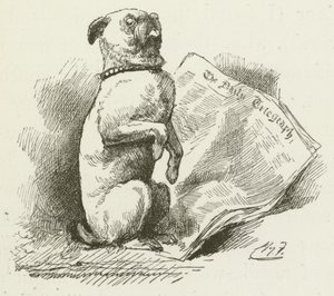 Lewis Carroll tarafından Sylvie ve Bruno için illüstrasyon by Harry Furniss