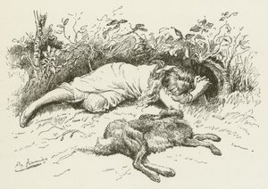 Lewis Carroll tarafından Sylvie ve Bruno için illüstrasyon by Harry Furniss