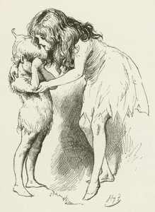 Lewis Carroll tarafından Sylvie ve Bruno için illüstrasyon by Harry Furniss