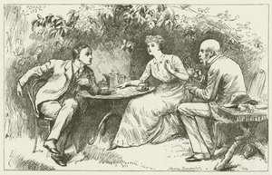 Lewis Carroll tarafından Sylvie ve Bruno için illüstrasyon by Harry Furniss
