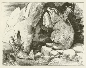 Lewis Carroll tarafından Sylvie ve Bruno için illüstrasyon by Harry Furniss