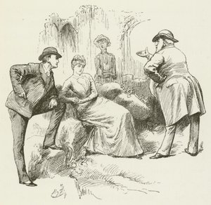 Lewis Carroll tarafından Sylvie ve Bruno için illüstrasyon by Harry Furniss