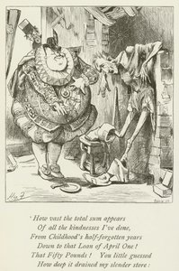 Lewis Carroll tarafından Sylvie ve Bruno için illüstrasyon by Harry Furniss