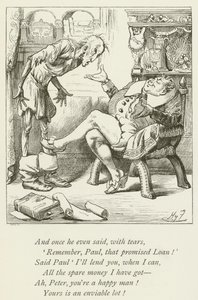 Lewis Carroll tarafından Sylvie ve Bruno için illüstrasyon by Harry Furniss