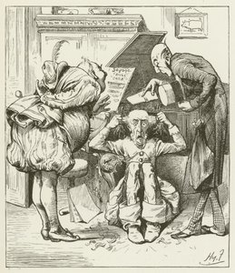 Lewis Carroll tarafından Sylvie ve Bruno için illüstrasyon by Harry Furniss
