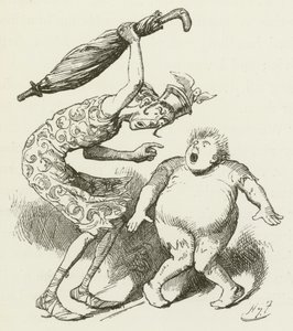 Lewis Carroll tarafından Sylvie ve Bruno için illüstrasyon by Harry Furniss