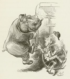Lewis Carroll tarafından Sylvie ve Bruno için illüstrasyon by Harry Furniss