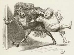Lewis Carroll tarafından Sylvie ve Bruno için illüstrasyon by Harry Furniss