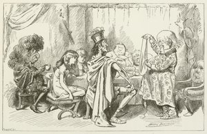 Lewis Carroll tarafından Sylvie ve Bruno için illüstrasyon by Harry Furniss