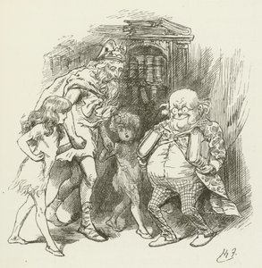 Lewis Carroll tarafından Sylvie ve Bruno için illüstrasyon by Harry Furniss