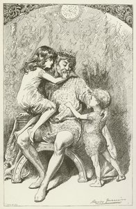 Lewis Carroll tarafından Sylvie ve Bruno için illüstrasyon by Harry Furniss