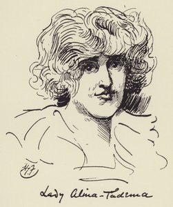 Leydi Alma Tadema by Harry Furniss