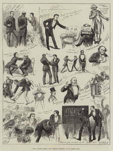 Bay W Irving Bishop, Düşünce Okuyucusu, St James's Hall'da by Harry Furniss