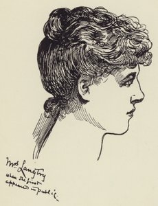 Bayan Langtry by Harry Furniss