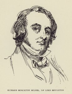 Richard Monckton Milnes, 1. Lord Houghton by Harry Furniss