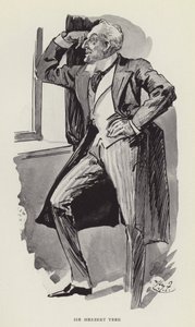 Sir Herbert Ağacı by Harry Furniss
