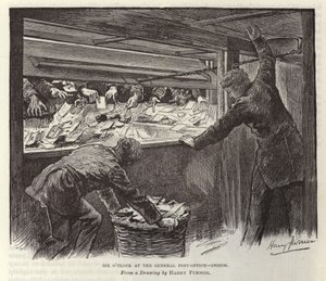 Genel Postanede saat altı by Harry Furniss