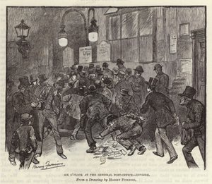 Genel Postanede saat altı by Harry Furniss