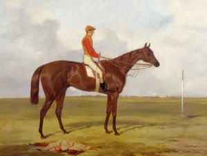 Bir Kazak Portresi, 1847 Derbisini S. Templeman Up ile Kazanan, 1847