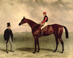 Gladyatör Harry Grimshaw ve sahibi Kont Frederic de Lagrange, 1865
