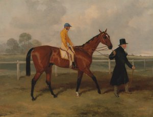 William Scott Up ile "Sir Tatton Sykes" Atında Başrolde Sir Tatton Sykes by Harry Hall