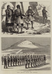 ಗ್ರೀಕರು ಟರ್ಕಿಯೊಂದಿಗೆ ನಮ್ಮ ಕಲಾವಿದ by Harry Hamilton Johnston