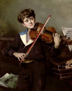kemancı by Harry Humphrey Moore