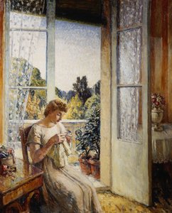 Pencerenin Yanındaki Kız by Harry Morley
