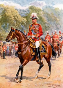 Mareşal Earl Kitchener (renkli taş baskı)