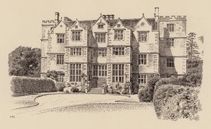 Chastleton House, Oxfordshire (renkli taş) by Harry Percy Clifford
