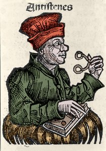 Yunan filozof Antisthene (MÖ 444-365). Hartmann Schedel