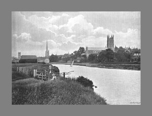 Worcester Katedrali, c1900