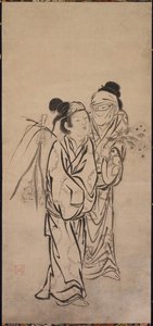 Bir çift by Hasegawa Soen